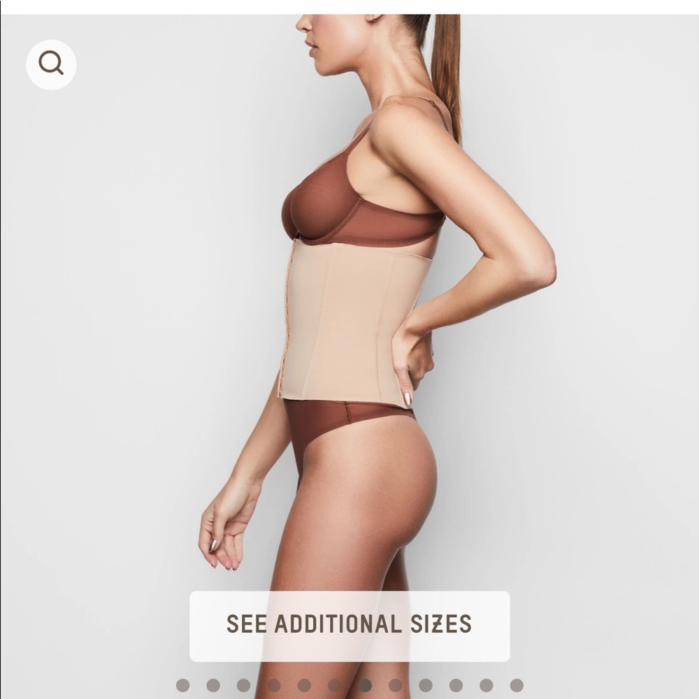 NWT skims xxs waist trainer in clay